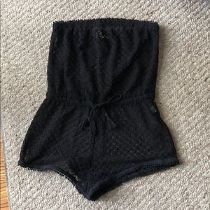 Bathing suit cover up romper